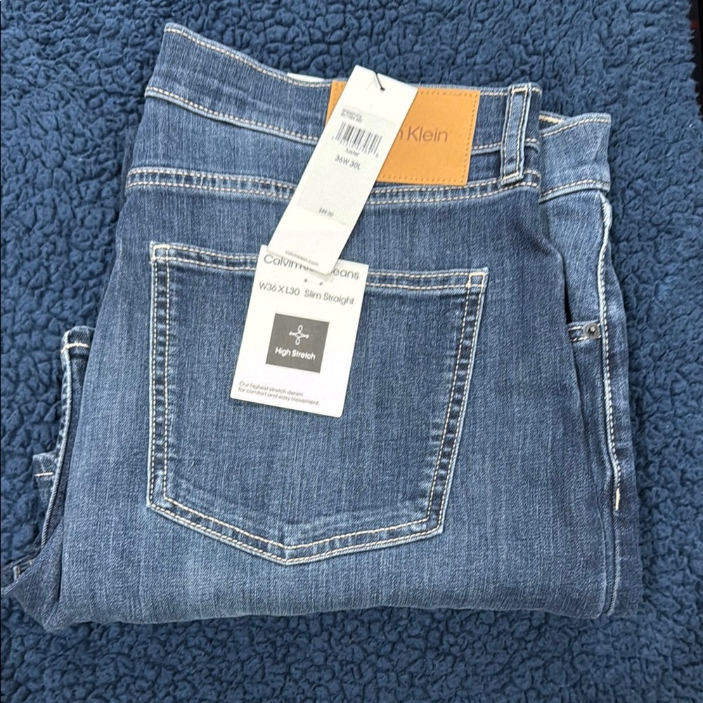 Calvin Klein Men’s Blue Jeans